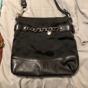 Black Coach Crossbody OR shoulder purse!